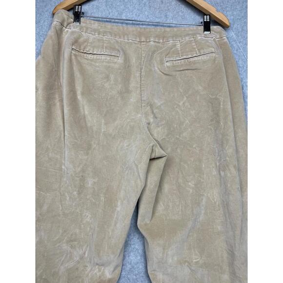 Talbots Corduroy Straight Leg Chino Pants Womens Petite 16 Casual Khaki - Picture 7 of 12